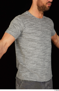 Larry Steel casual dressed grey t shirt upper body 0008.jpg